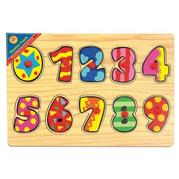 Wooden Puzzle Numbers Peg Puzzle